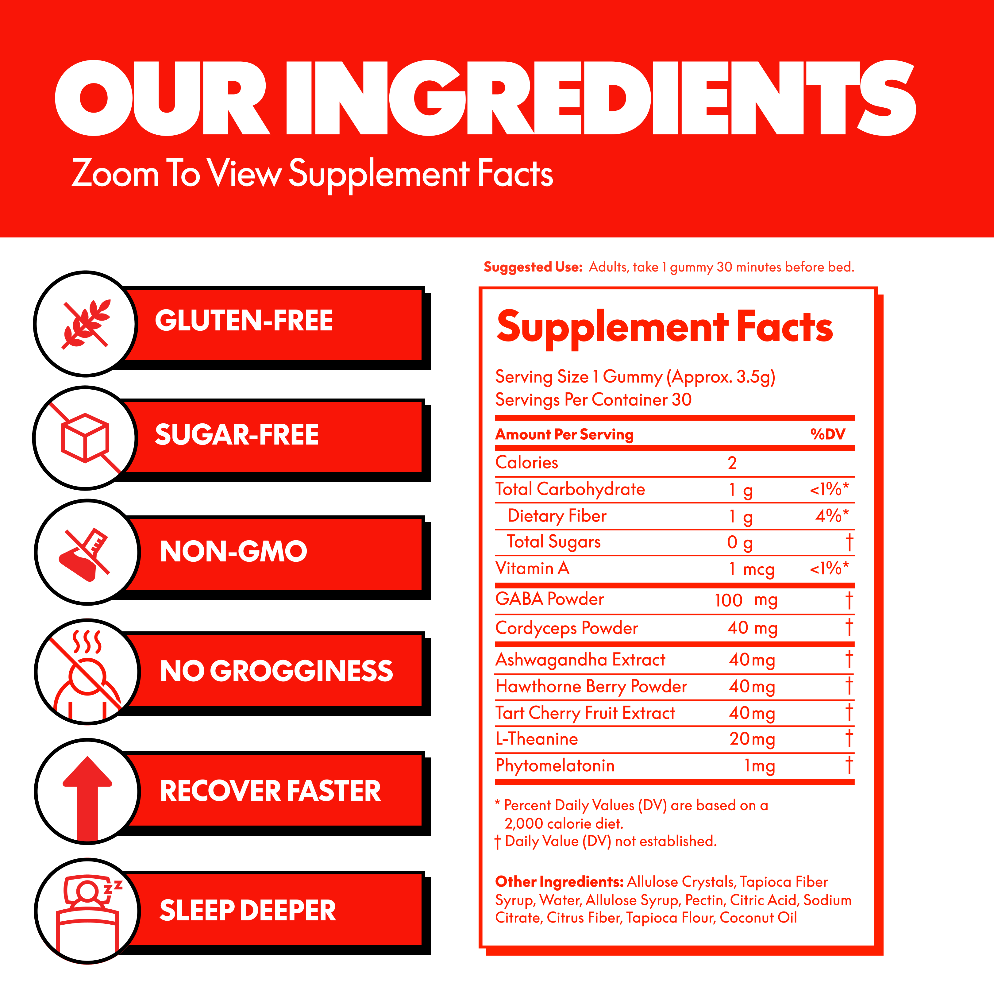 TART CHERRY SLEEP GUMMIES